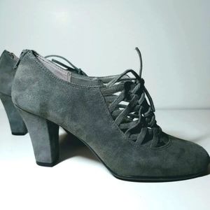 Aerosoles, Press Rolease, Gray Suede